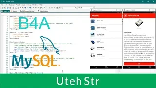 Basic4Android B4A MySQL Database XAMPP Server with B4A CRUD Read