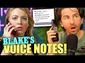 Blake Lively Voice Notes To Justin Baldoni Show Two Faced Tone In Shocking New Clip