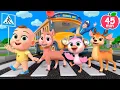 Download Lagu Wheels On The Bus (Jungle Version) + MORE Lalafun Nursery Rhymes \u0026 Animals Songs