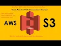 Access Amazon S3 using AWS CLI AWS S3 bucket - List Create Sync Delete S3