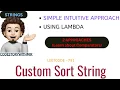 Custom Sort String 2 Approaches Intuition Meta Leetcode 791