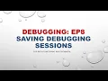 SAP ABAP Debugging EP8 Saving Debugging Sessions For Both Functionals and Technical