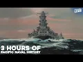 3 Hours of Pacific War Naval Battles \u0026 Sinkings