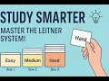 How to Study Smarter Using the Leitner System