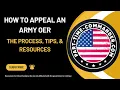 How to Appeal an Army OER The Process Tips Resources