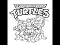 Teenage Mutant Ninja Coloring Pages
