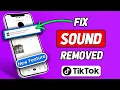Download Lagu How To Fix TikTok Sound Removed / Muted (2024) Updated)