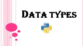 Python Tutorial - Data Types in Python Introduction Kattral Kaanoli Tamil