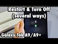 Galaxy Tab How to Restart Power Off several ways