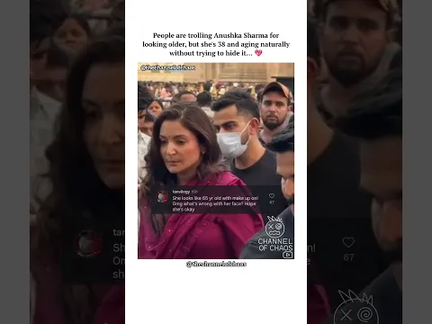 Anushka Sharma Gets Trolled for Aging Naturally 💔#anushkasharma #viratkohli #shortsfeed #viralshorts