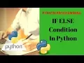 python programming - if else Condition in python Hindi urdu 4