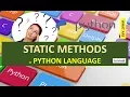 STATIC METHODS IN PYTHON STATIC METHODS WHAT ARE STATIC METHODS IN PYTHON LANGUAGE HINDI URDU