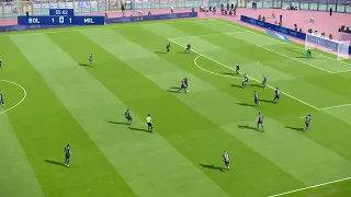 BOLOGNA X MILAN AO VIVO COM IMAGENS JOGO DE HOJE GAMEPLAY EFOOTBALL PES2021 PS4