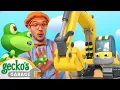 Download Lagu The Excavator Song! Gecko and Blippi Sing Along | Gecko's Garage | Trucks and Vehicles For Children