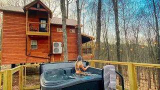 Treehouse Tour Ohiopyle PA Hot Tub Fire Pit Private Hiking Trails