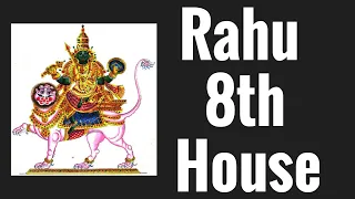 Rahu 8th House North node 8th house Vedic astrology