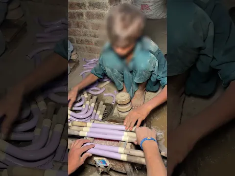 How Straight Pipes Are Bent Perfectly | Satisfying Factory Process