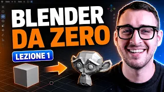Blender Tutorial PRINCIPIANTI - Prima Lezione (Modellazione)