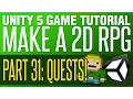 Unity RPG Tutorial - Creating Quests