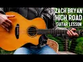 Download Lagu High Road Zach Bryan Guitar Tutorial // High Road Guitar Lesson #1056