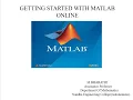 How to use MATLAB in online