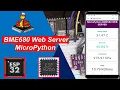 Demo MicroPython BME680 Web Server with ESP32 and ESP8266 Gas Pressure Temperature Humidity