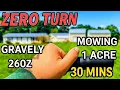 Gravely 260Z Zero Turn 1 Acre Mowed 30 MINUTES
