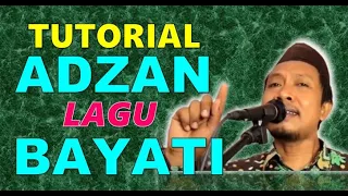 Download TUTORIAL ADZAN BAYATI BAGI PEMULA | Nada Rendah | Lagu Bayati Kurdi MP3