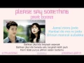 Download Lagu PARK BORAM - PLEASE SAY SOMETHING (Ost. W Two Worlds) [MV, EASY LYRIC, LIRIK INDONESIA]