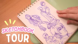 3 AÑOS dibujando esta croquera y por fin la terminé ✨ (Sketchbook tour)