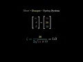 Mass Damper Spring simulation with manim Critically Damped