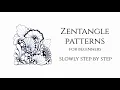 Zentangle patterns for beginners Drawing idea for beginners
