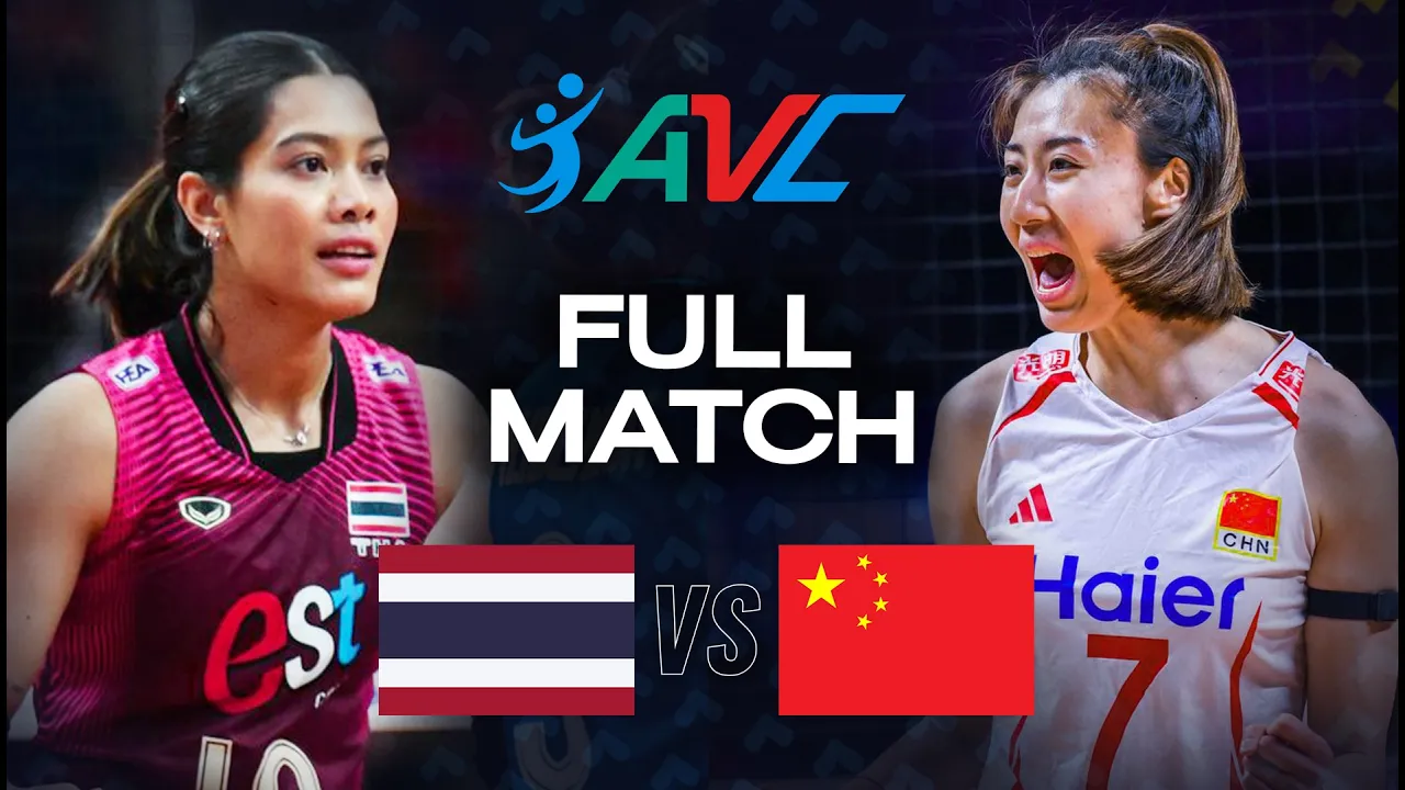 Thailand 🇹🇭 vs. China 🇨🇳 - Gold Match | AVC Volleyball Continental Championship 2023 - Full Match