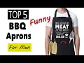 Best BBQ Aprons For Men Funny With Pocket
