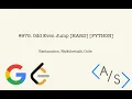Leetcode 975 Odd Even Jump Detailed Explanation Coding Python