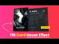 Mousemove 3D Parallax Tilt Card Hover Effect using Vanilla tilt js 3D Tilt Hover Effects