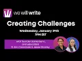 WeWillWrite Create Challenges