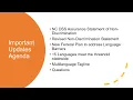 NC DSS Important Updates on Civil Rights and NVRA Webinar Training for County Social Services