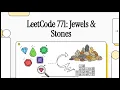 Leetcode 771 - Jewels and Stones