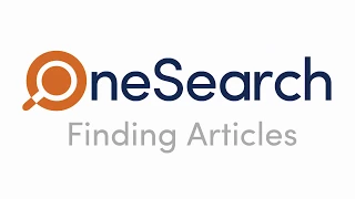 OneSearch - Finding Articles