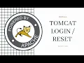 How to Login password in Tomcat 8 5 version