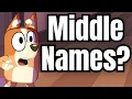 BLUEY NAMES Every Character s Full Name Bingo Socks Chilli Middle Name Theory