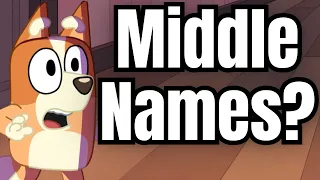 BLUEY NAMES Every Character s Full Name Bingo Socks Chilli Middle Name Theory