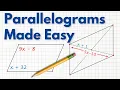 Worked Out Parallelogram Problems