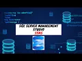 Introduction to SQL Server Management Studio Basic Controls of SSMS