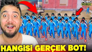 (İMKANSIZ!) 4 OYUNCU 99 BOT! HANGİSİ GERÇEK BOT? PUBG Mobile
