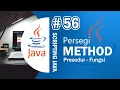 Java 56 - Program Luas dan Keliling Persegi dengan Method