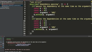 Explaining my view on how to do Dependency injection using javascript