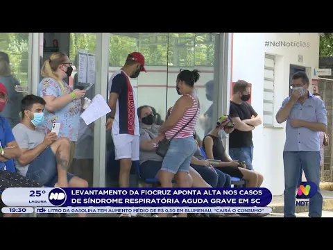 Levantamento da Fiocruz aponta alta nos casos de síndrome respiratória aguda grave em SC