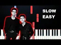 Rauf Faik - Lullaby (SLOW EASY PIANO TUTORIAL)